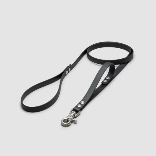 atlas pet company lifetime air leash biothane waterproof dog leash handmade in golden colorado with lifetime warranty --obsidian