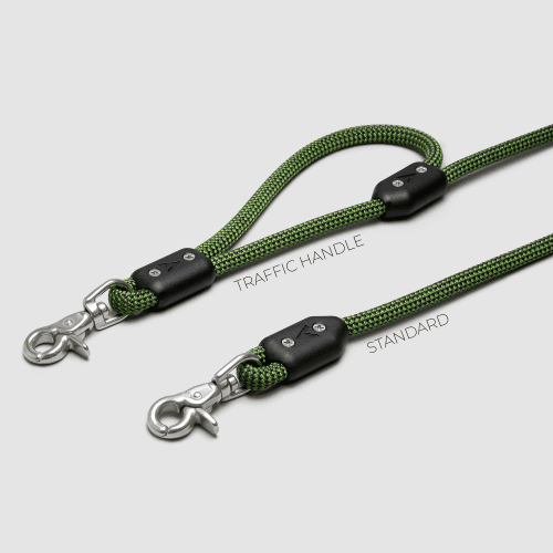 atlas pet company lifetime leash warranty climbing rope leash moss label