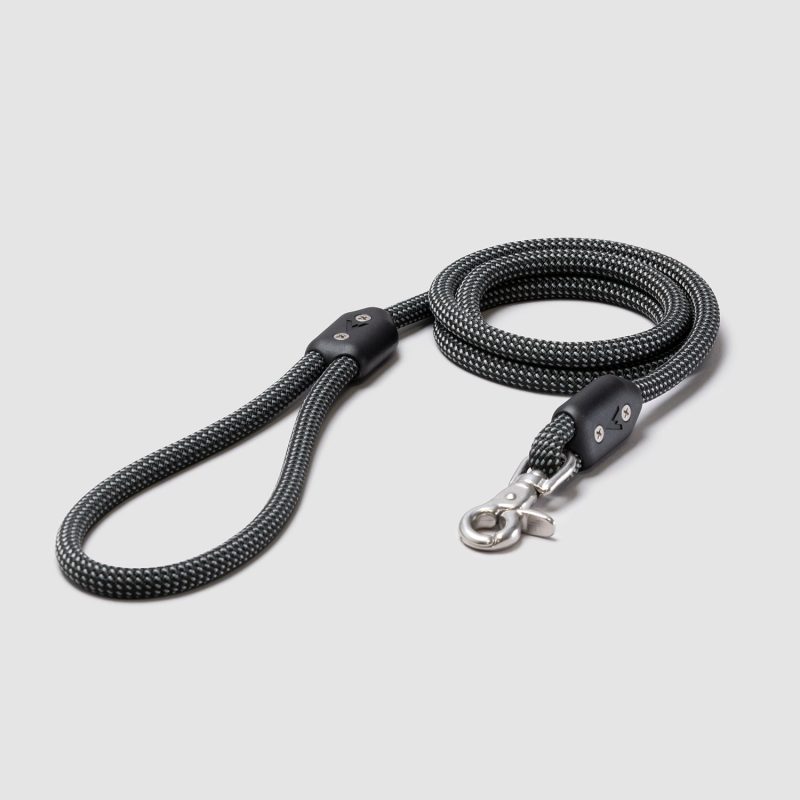 atlas pet company lifetime leash climbing rope lifetime warranty dog leash --carbon