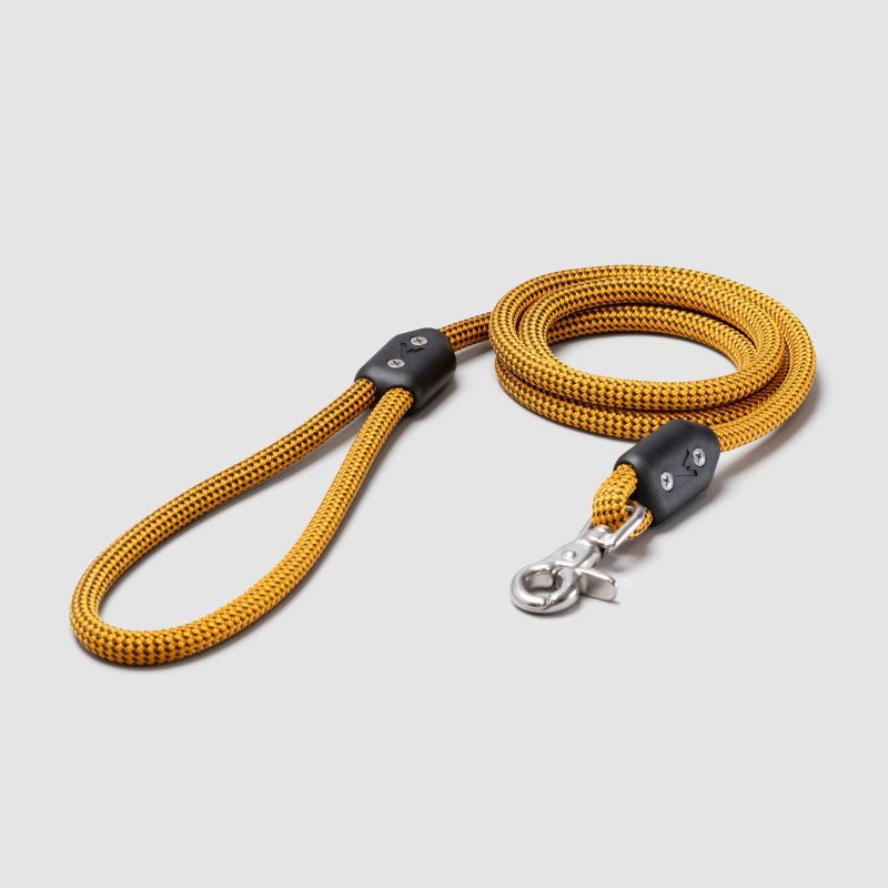 atlas pet company lifetime leash climbing rope lifetime warranty dog leash --honey